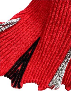 Wassily pleated godet knit skirt Vivian Chan Shaw